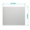 RVS gepolijst met spiegelfront incl. Edelglas-coating