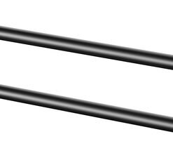 Keuco Plan handdoekhouder 438mm - Zwart Mat