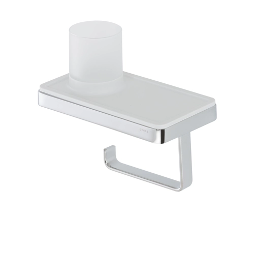 Geesa Frame Toiletrolhouder Met Planchet en (LED Licht)Houder