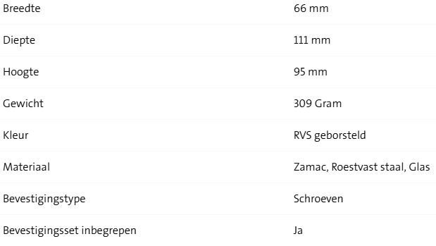 Geesa Opal Glashouder Met Glas - Afbeelding 2