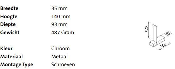 Geesa Modern Art Reserverolhouder - Afbeelding 2
