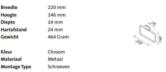 Geesa Shift Handdoekring - Afbeelding 2