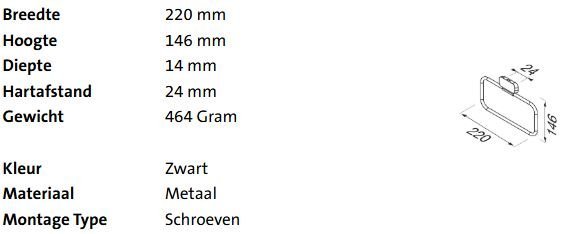 Geesa Shift Handdoekring - Afbeelding 2