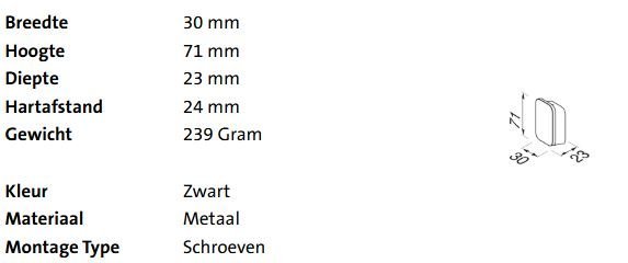 Geesa Shift Handdoekhaak Medium - Afbeelding 2