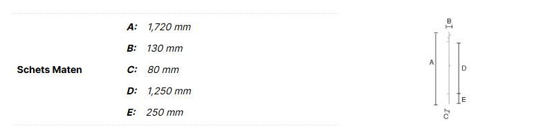 Smedbo Outline Verticaal Handdoekenstang,Tree - Afbeelding 2