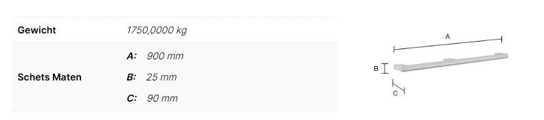 Smedbo Living Greep, lang - Afbeelding 2