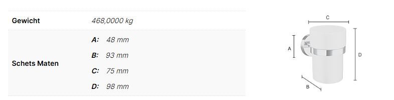 Smedbo Home Bekerhouder - Afbeelding 2