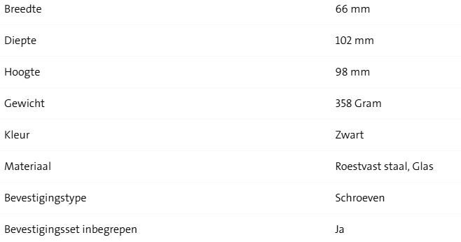 Geesa Nemox Glashouder Met Glas - Afbeelding 2