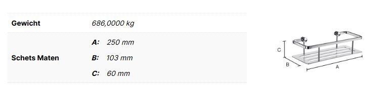 Smedbo Sideline Design Draadkorf - Afbeelding 2