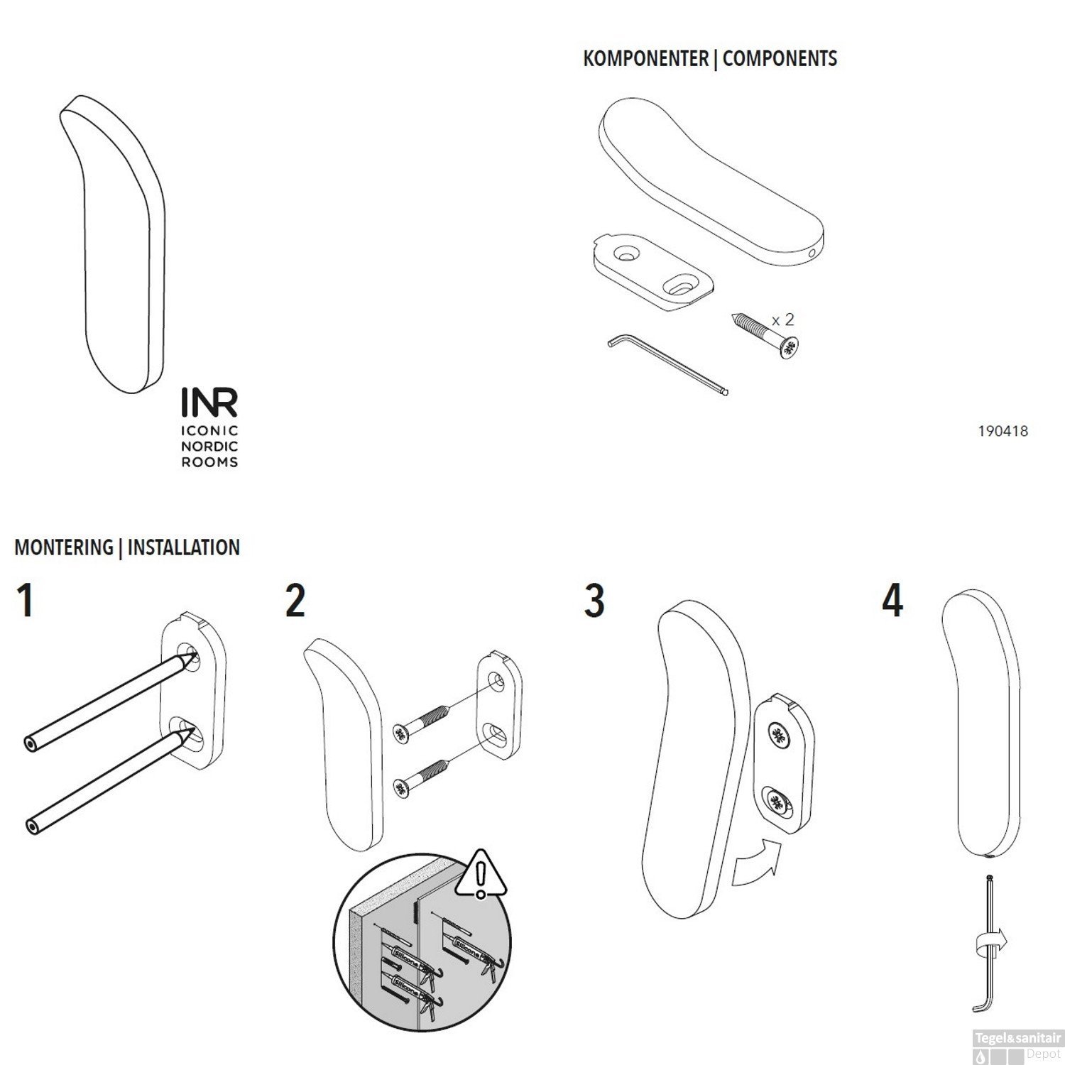 Instamat Arc handdoek haak - Afbeelding 3