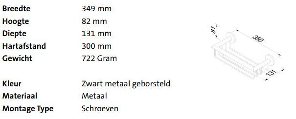 Geesa Nemox Douchemand 30CM - Afbeelding 2
